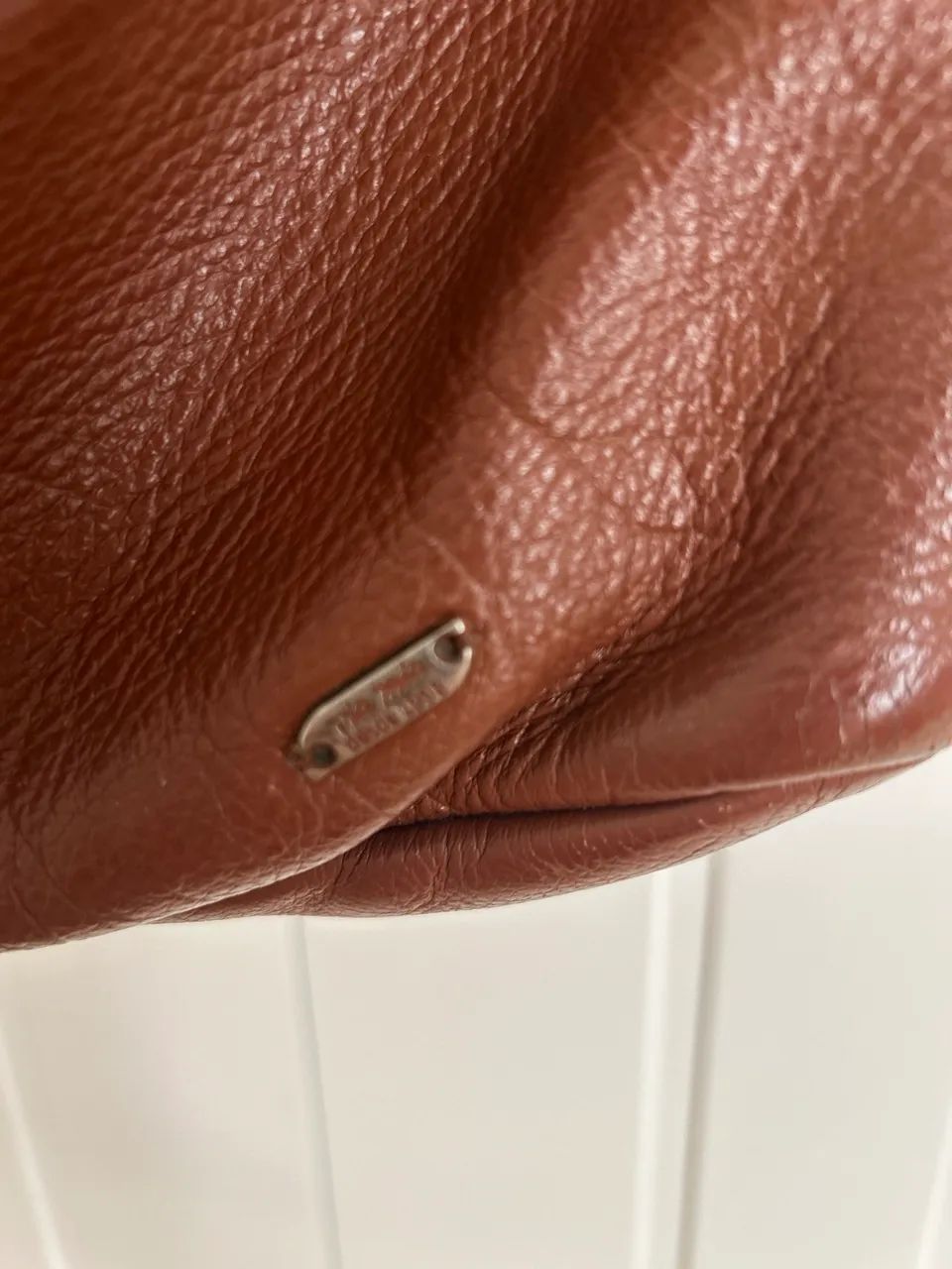 Bolsa de couro legítimo Via Mia  - Foto 4