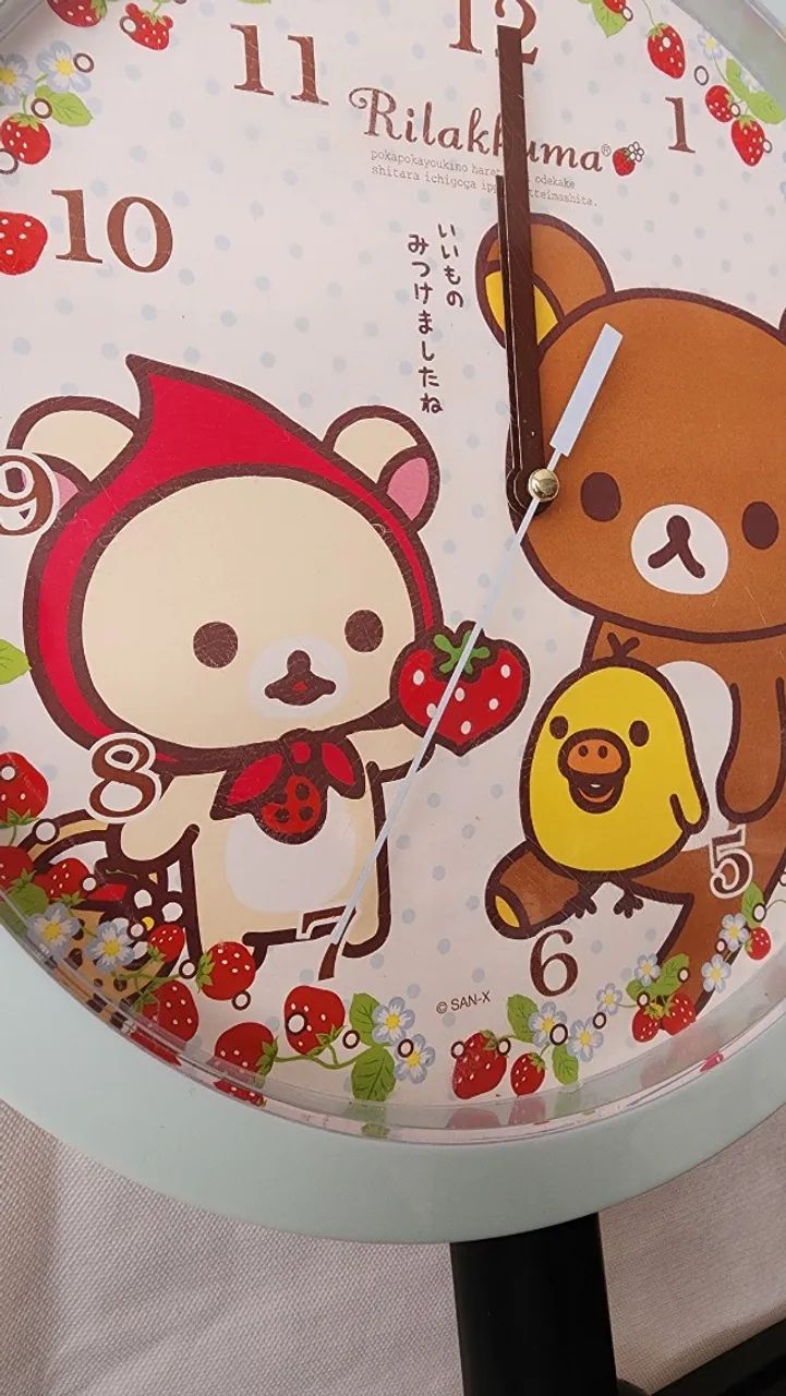 Relógio de Parede - Rilakkuma Sanrio - Foto 2