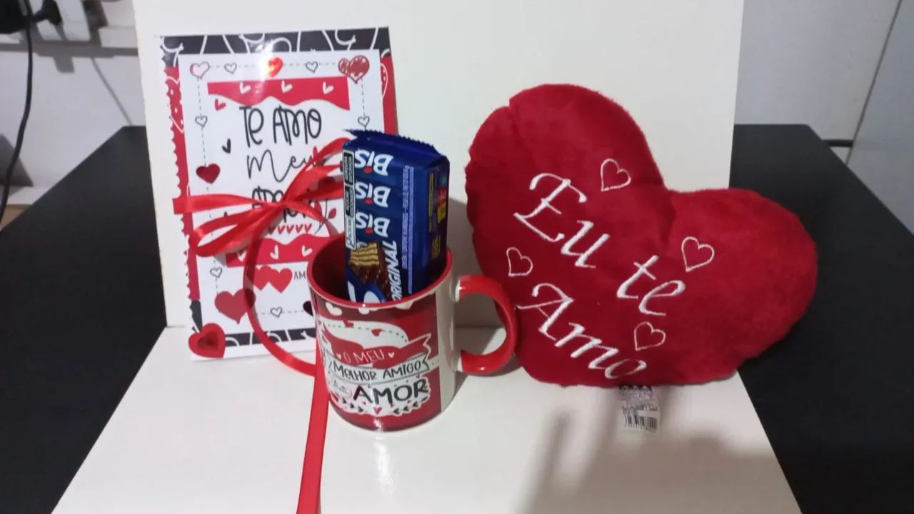 Presentes personalizados kits cestas DIA dos namorados 