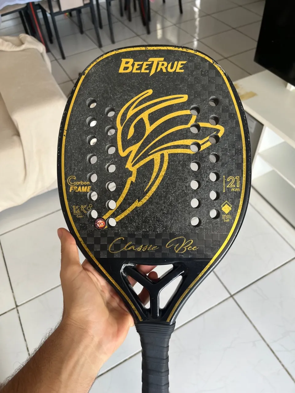 Raquete de Beach Tennis BeeTrue Classic Bee
