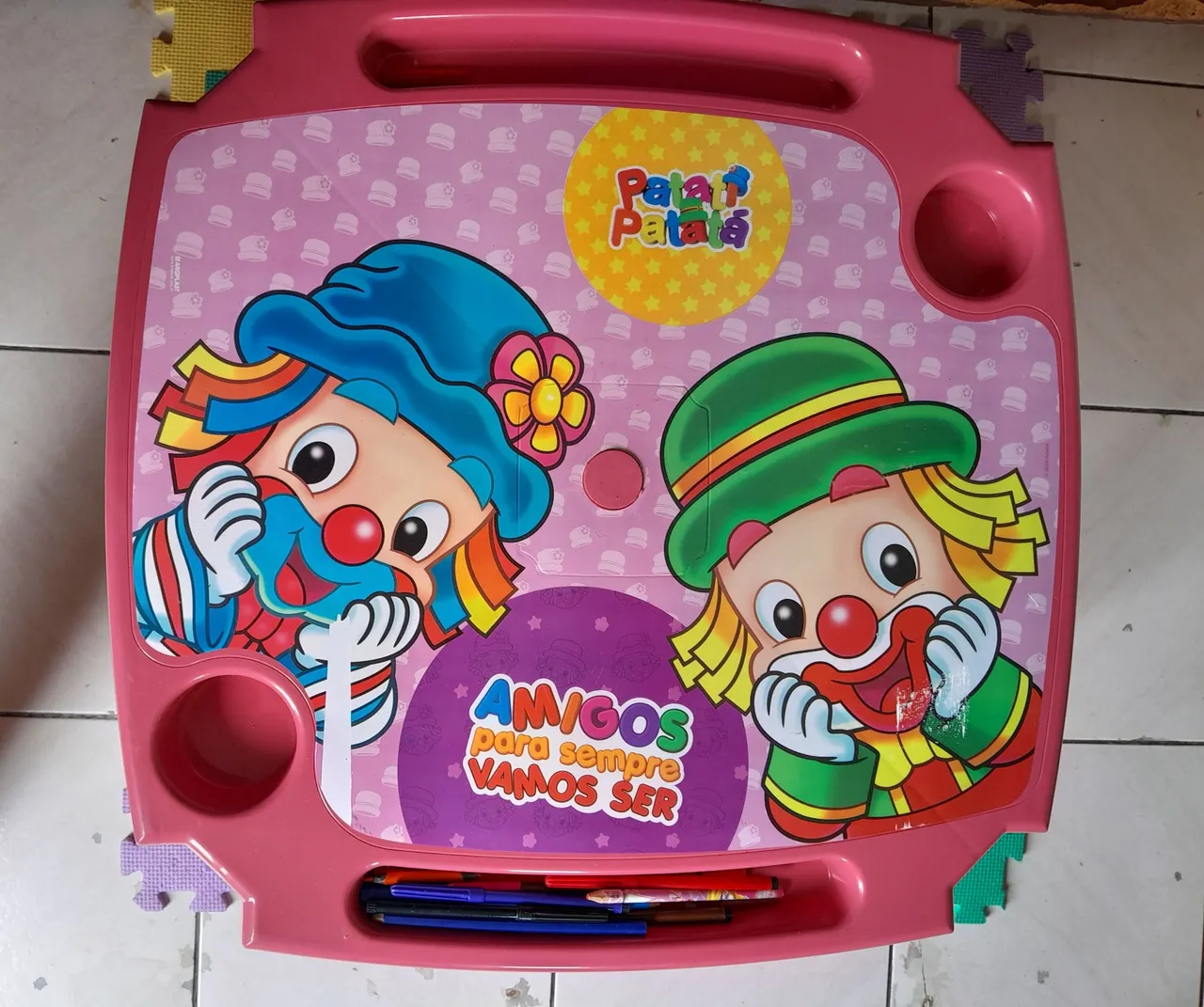 Mesa Infantil Educativa Palhaço - Perfeita para Crianças!