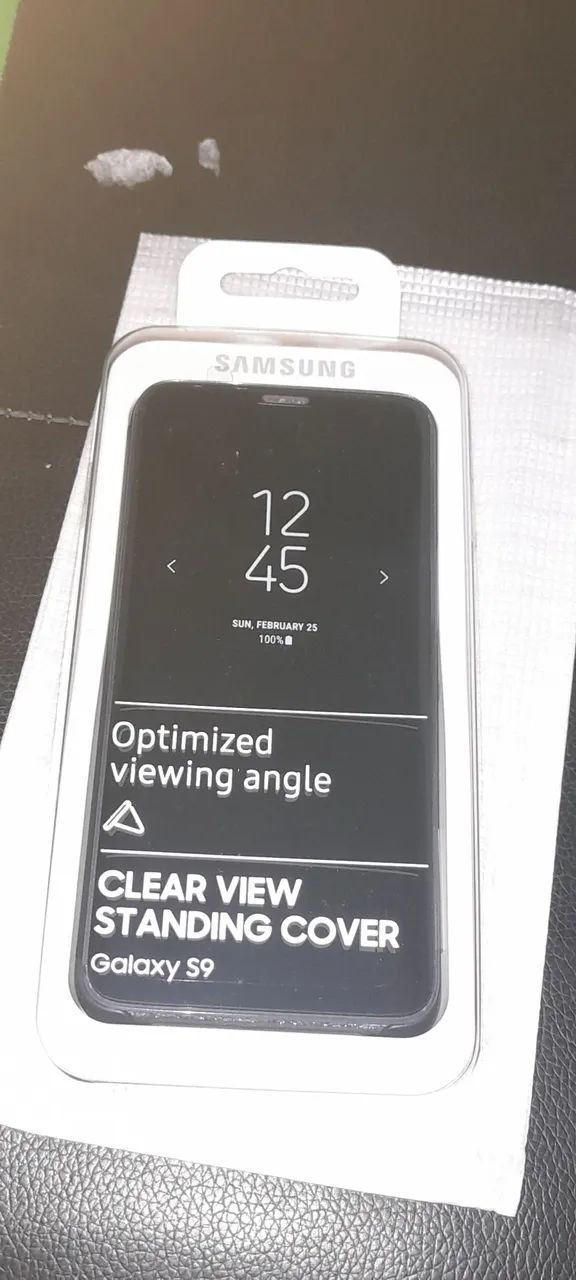 Capa clear view Galaxy S9 normal original samsung