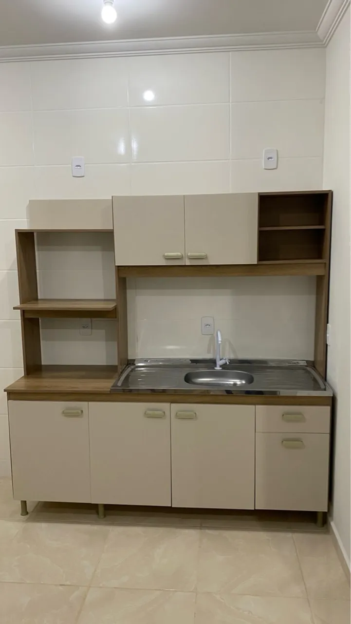 Cozinha Compacta Sevilha 6 Portas 1 Gaveta 182cm