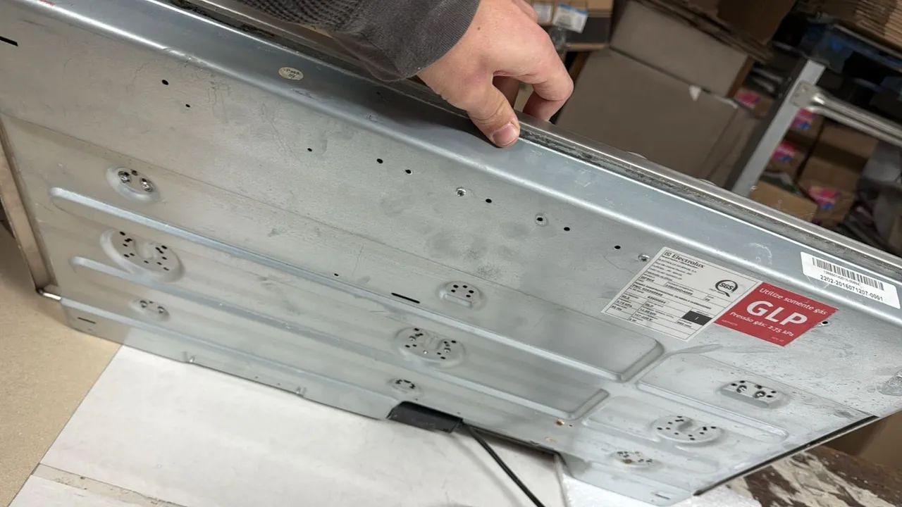 Cook top  inox eletrolux 5 bocas  - Foto 2