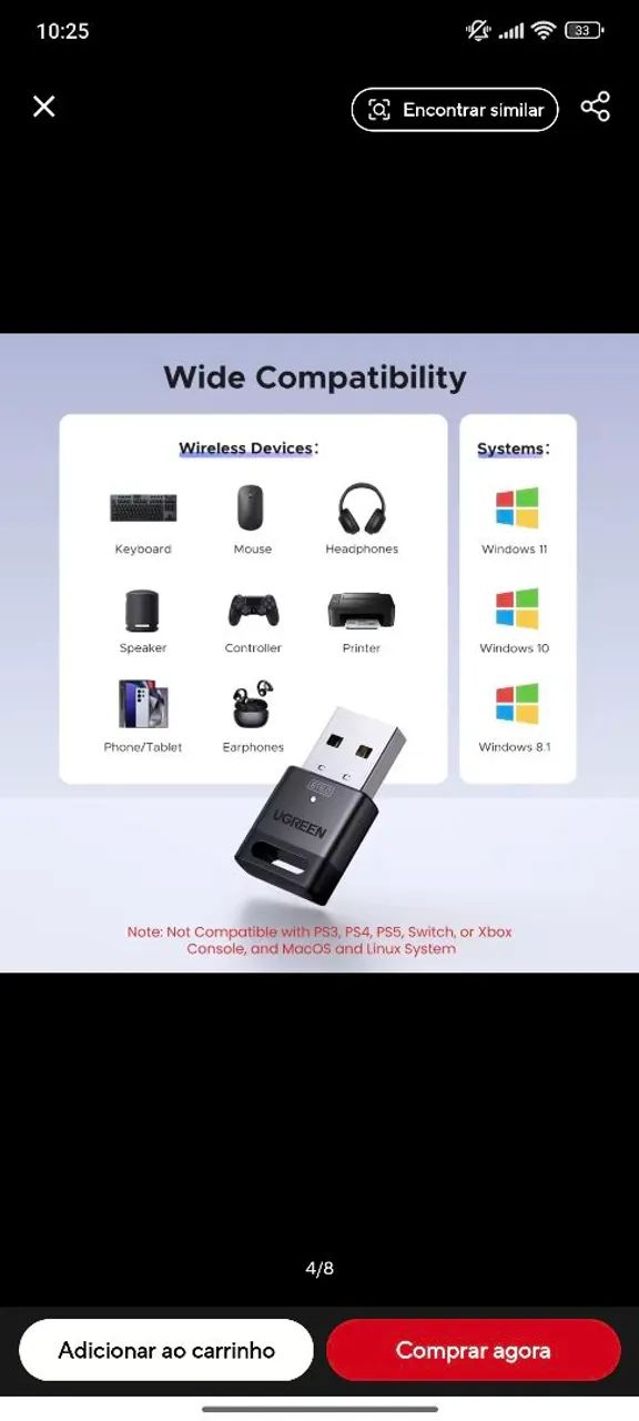 UGREEN 6.0 Bluetooth Receiver64263936061315121