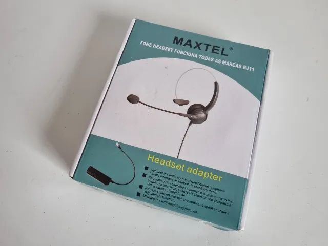 Fone De Ouvido Headset Telemarketing Com Microfone Universal - Foto 4