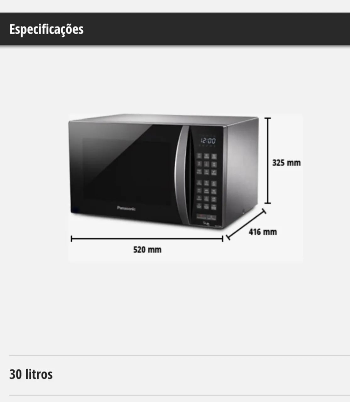 Micro-ondas Panasonic Style - Foto 2