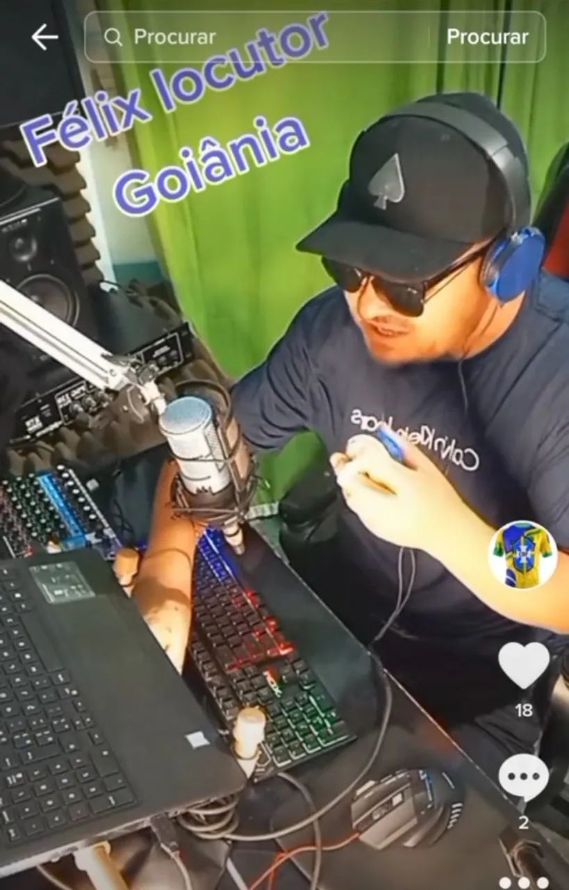  Vender, gravação , vinhetas. Locutor, Voz Goiânia  - Foto 3