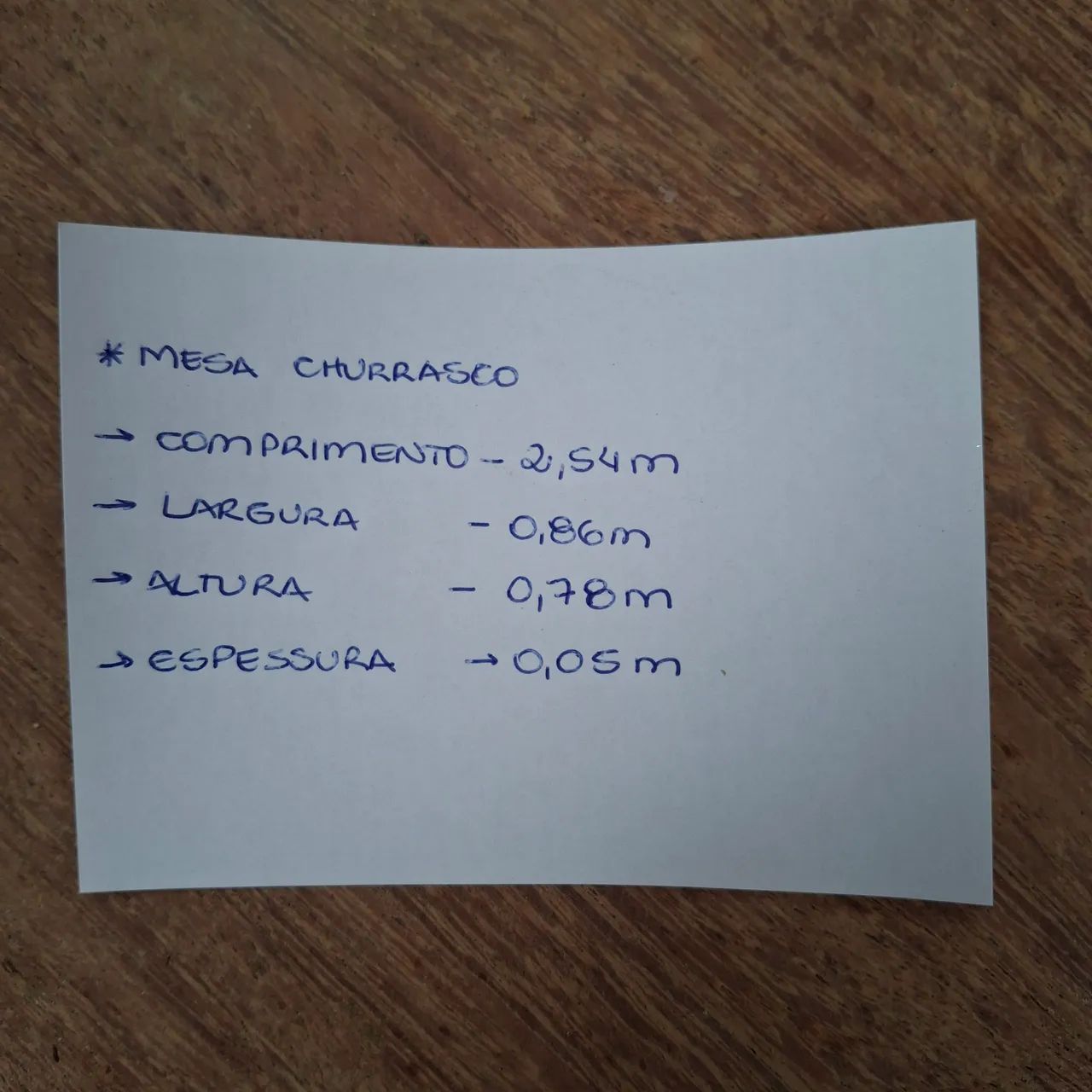 Mesa para churrasco madeira maciça - Foto 4
