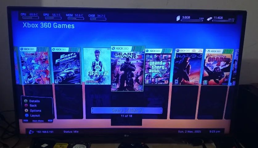 Xbox 360 Super Slim Destravado, com Acessorios, Controle, HD Externo, Kinect e Jogo - Foto 4