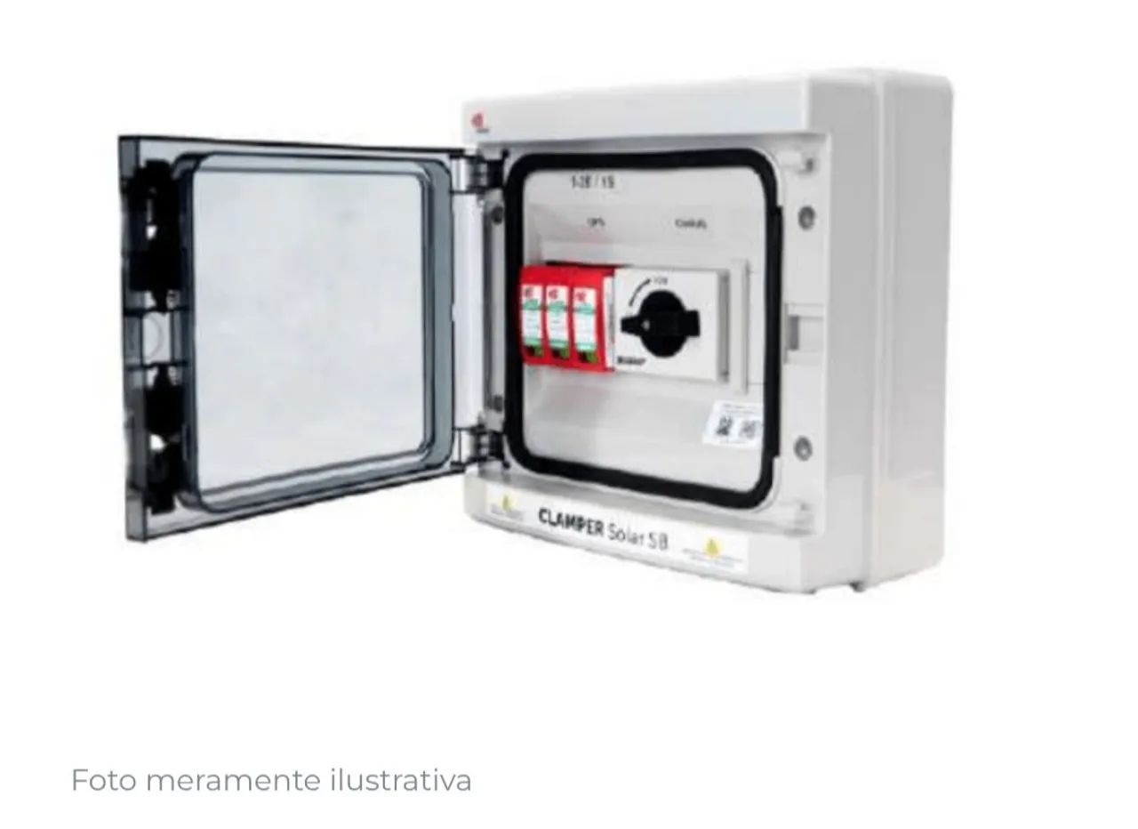String Box CLAMPER Solar 2 Entradas e 1 Saídas 16A - 1040V