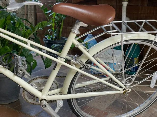Bicicleta Linus Branca Mixte 3v - Foto 4