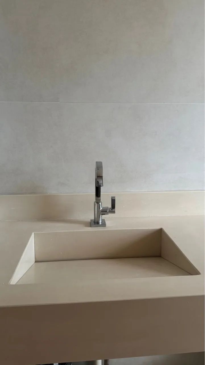 Cuba de pedra silestone bege  - Foto 4