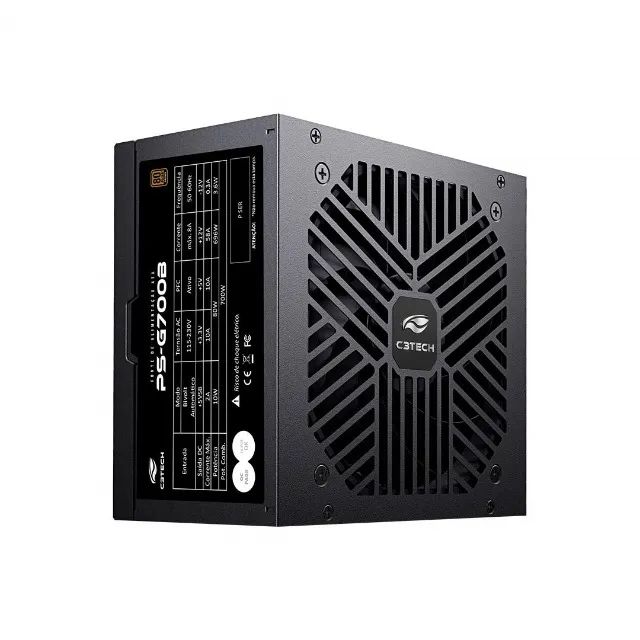 fonte gamer 700w selo 80 plus bronze top  - Foto 4