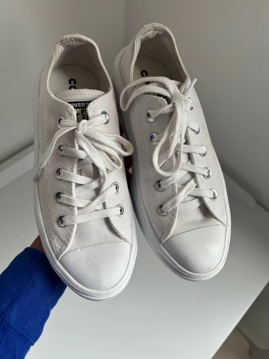 Converse All Star Platform Branco - 35