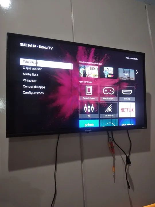 TV Semp Roku 32 polegadas Smart