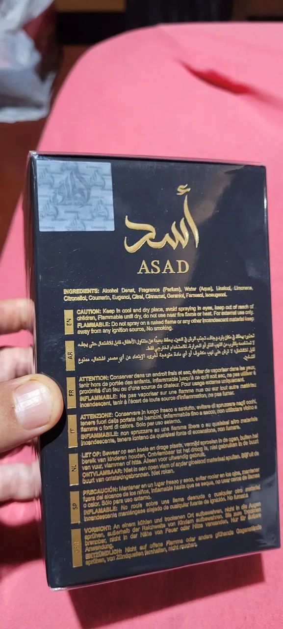 Perfume Asad Lattafa Eau de Parfum 100ml - Foto 3