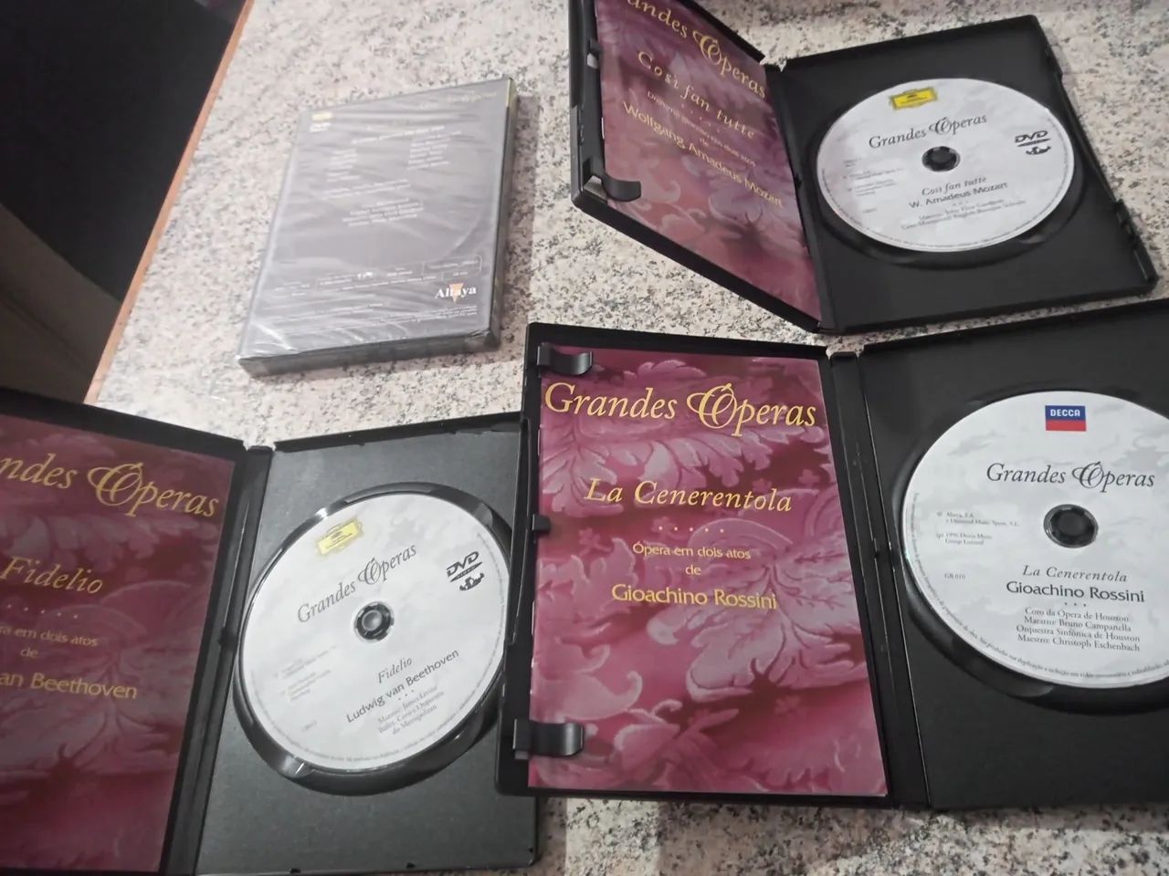 4 DVDS Grandes Operas Beethoven Mozart Rossini - Foto 4