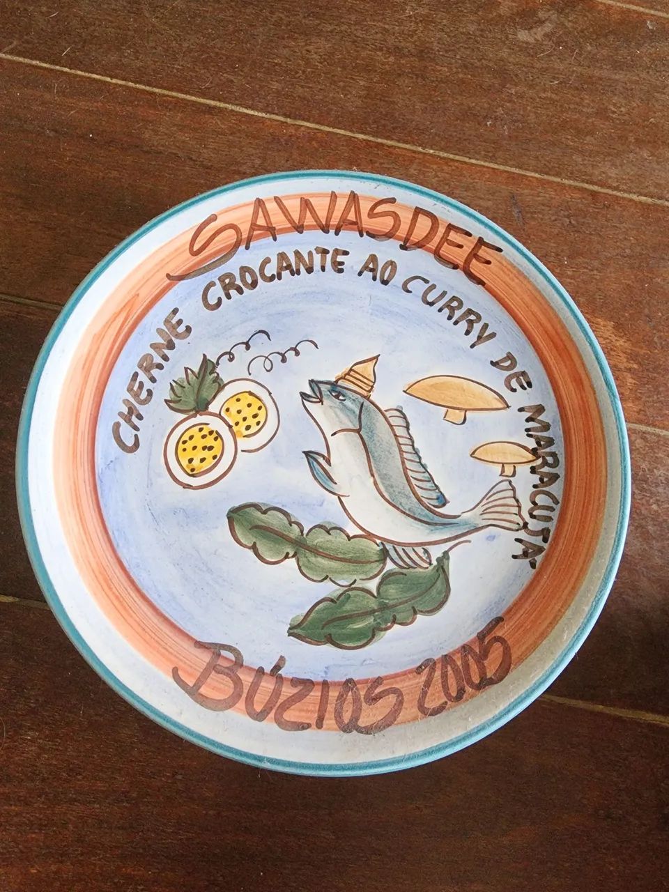 Prato boa lembrança Sawasdee Buzios
