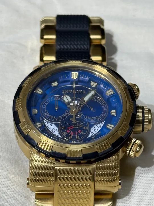 Relógio Invicta Masculino Dourado reserve  - Imponente e Estiloso - Foto 4