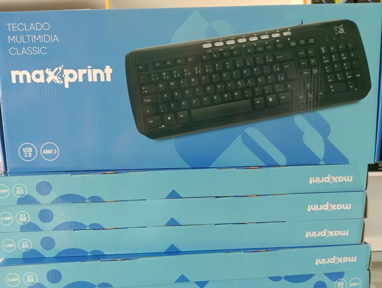 Teclado Multimídia Classic Maxprint - Novo