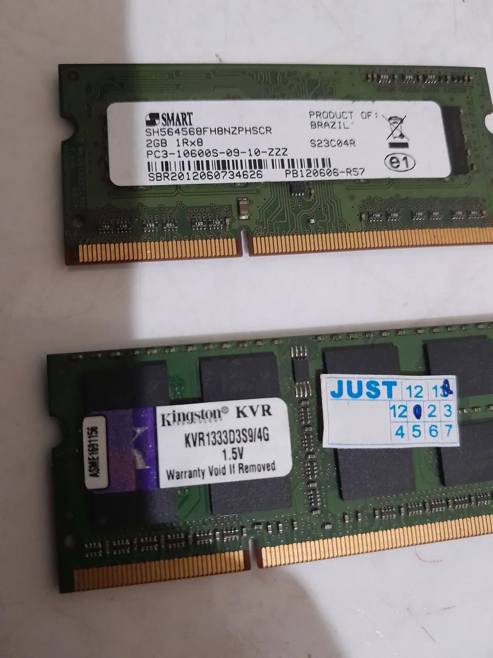 Par de Memória 4gb e 2gb Notebook  - Foto 2