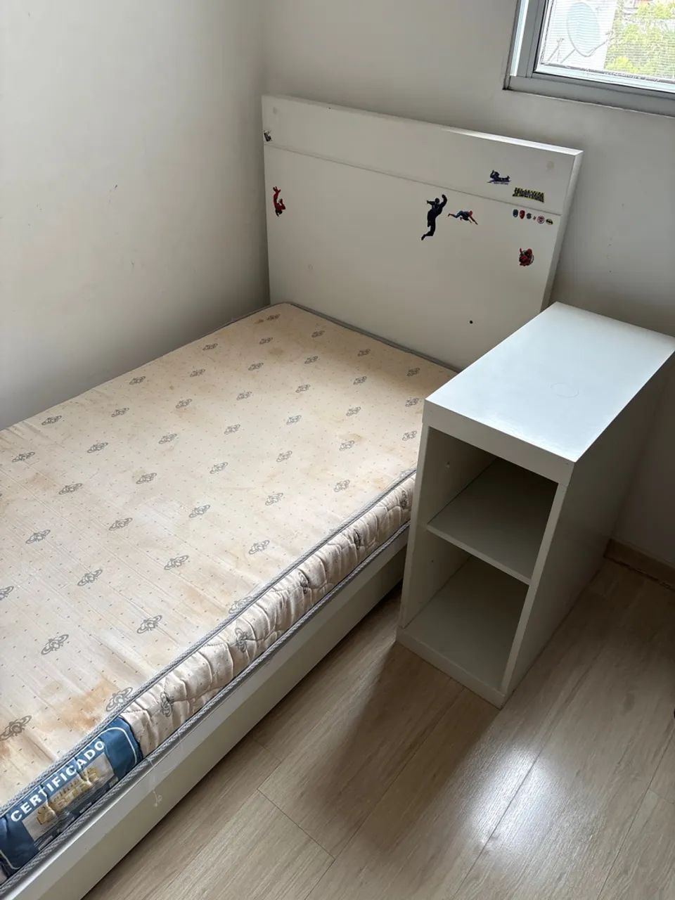 Bicama Solteiro com Cabeceira e móvel auxiliar  - Foto 2