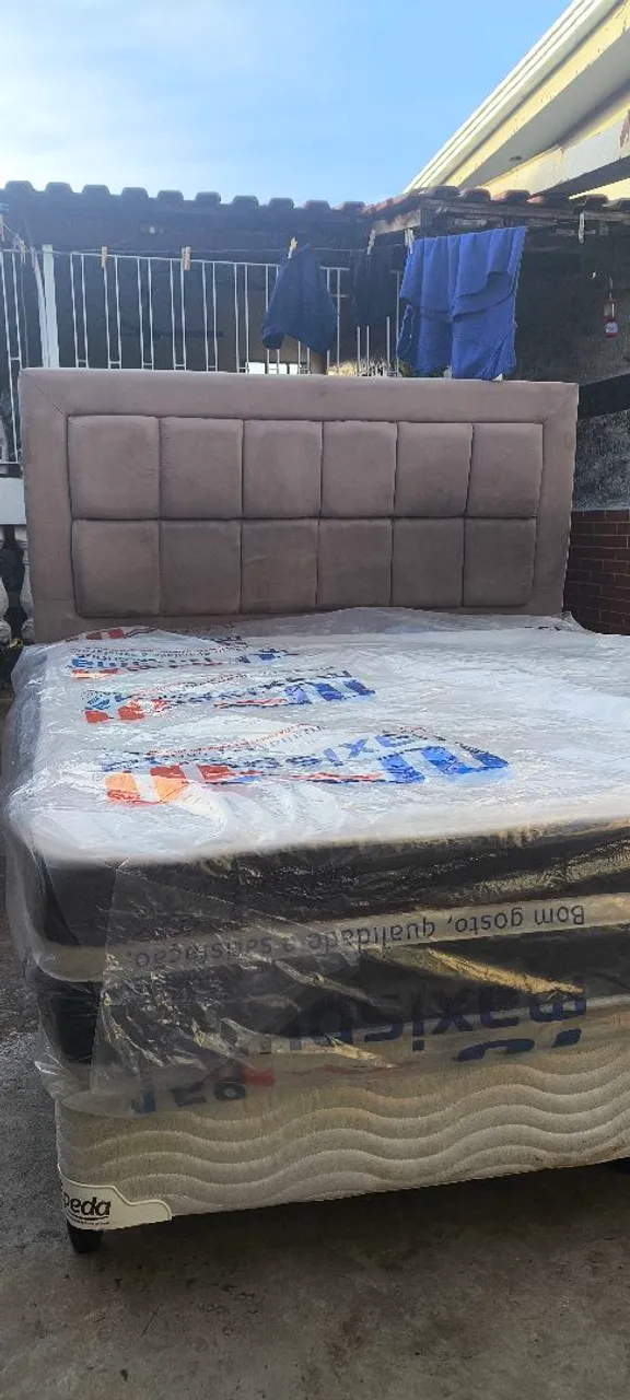 Cama Box Queen completa 1,98x1,58