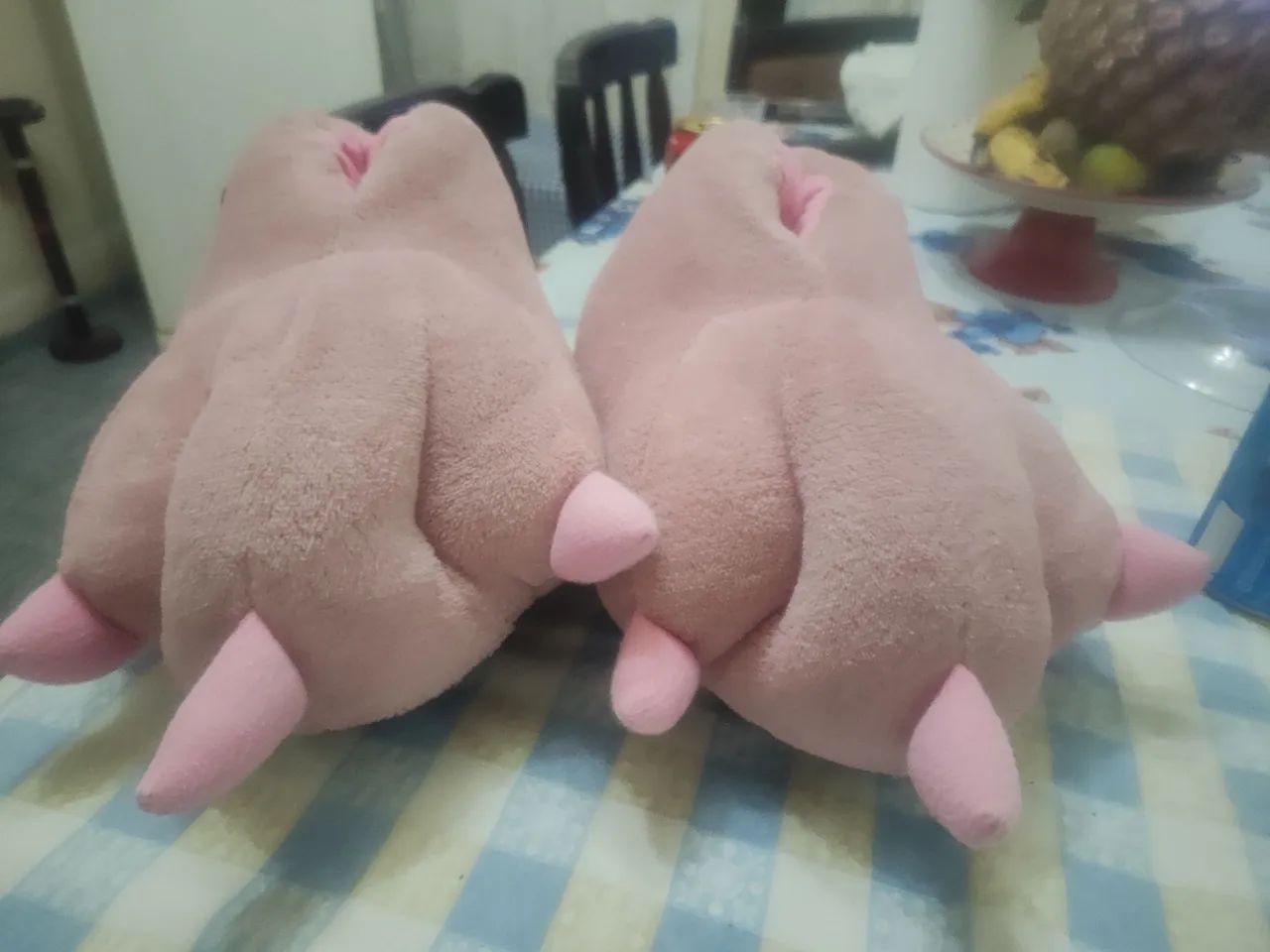 Pantufas Pelúcias Rosa - Foto 4