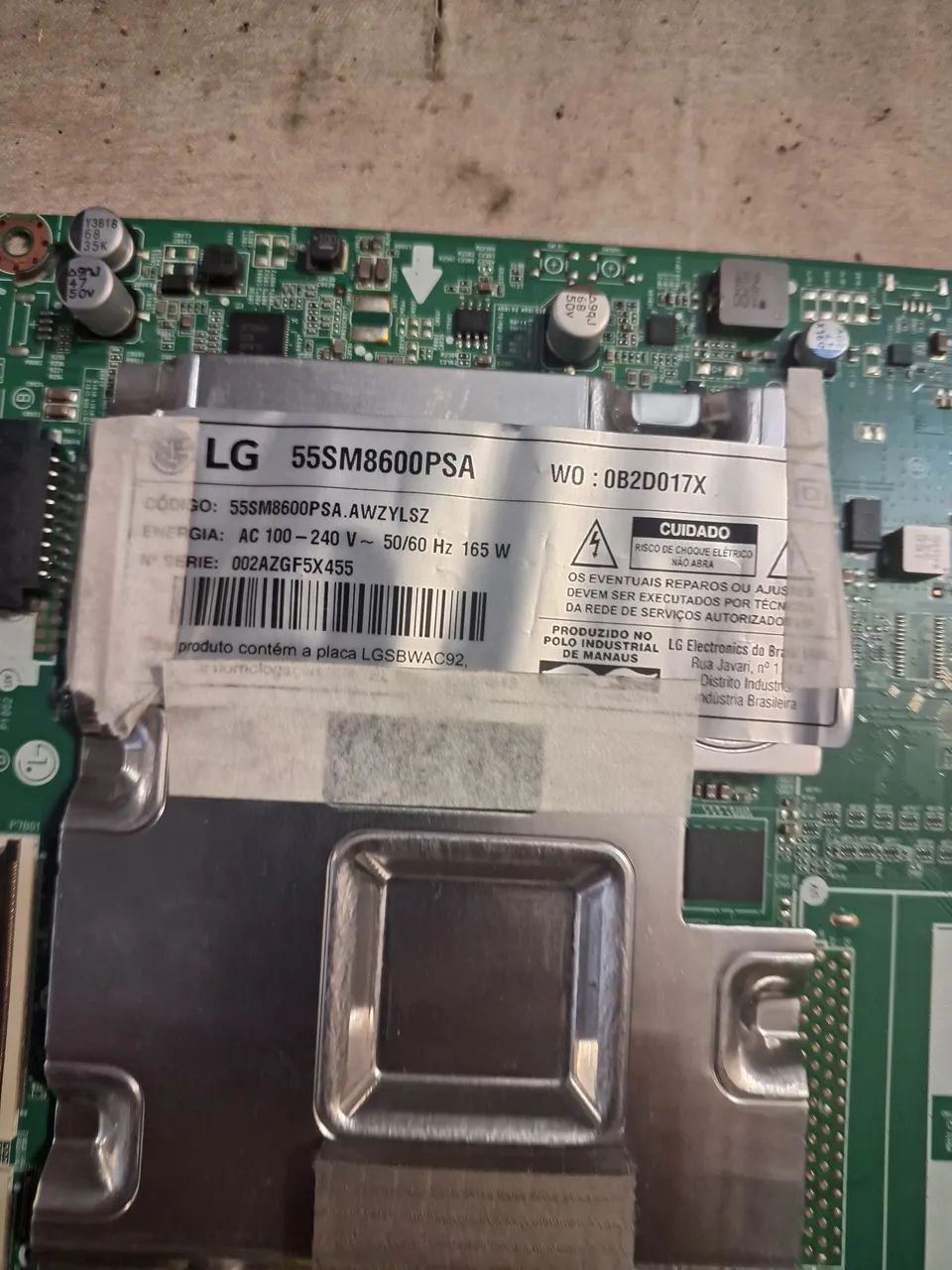 Placa Principal lg 55sm8600psa - Foto 3