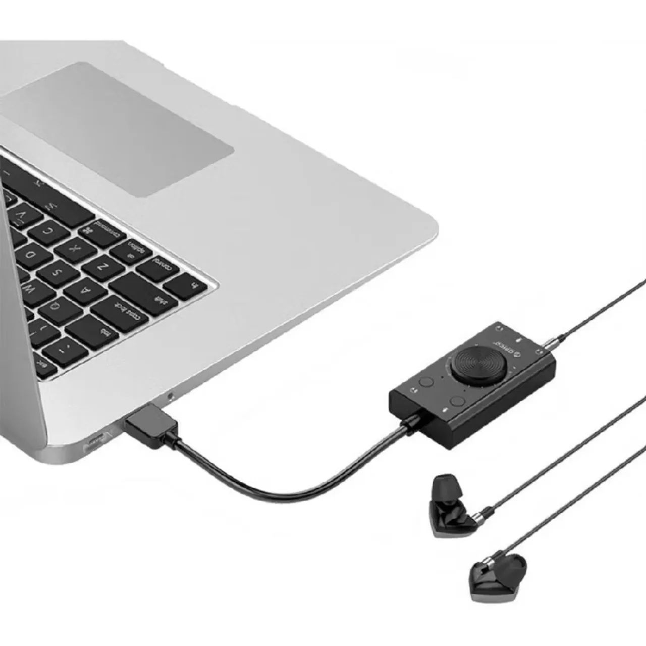 Orico - Placa de Som Externa USB SC2 - Adaptador de Áudio 3.5mm com Microfone e Fone - Foto 2
