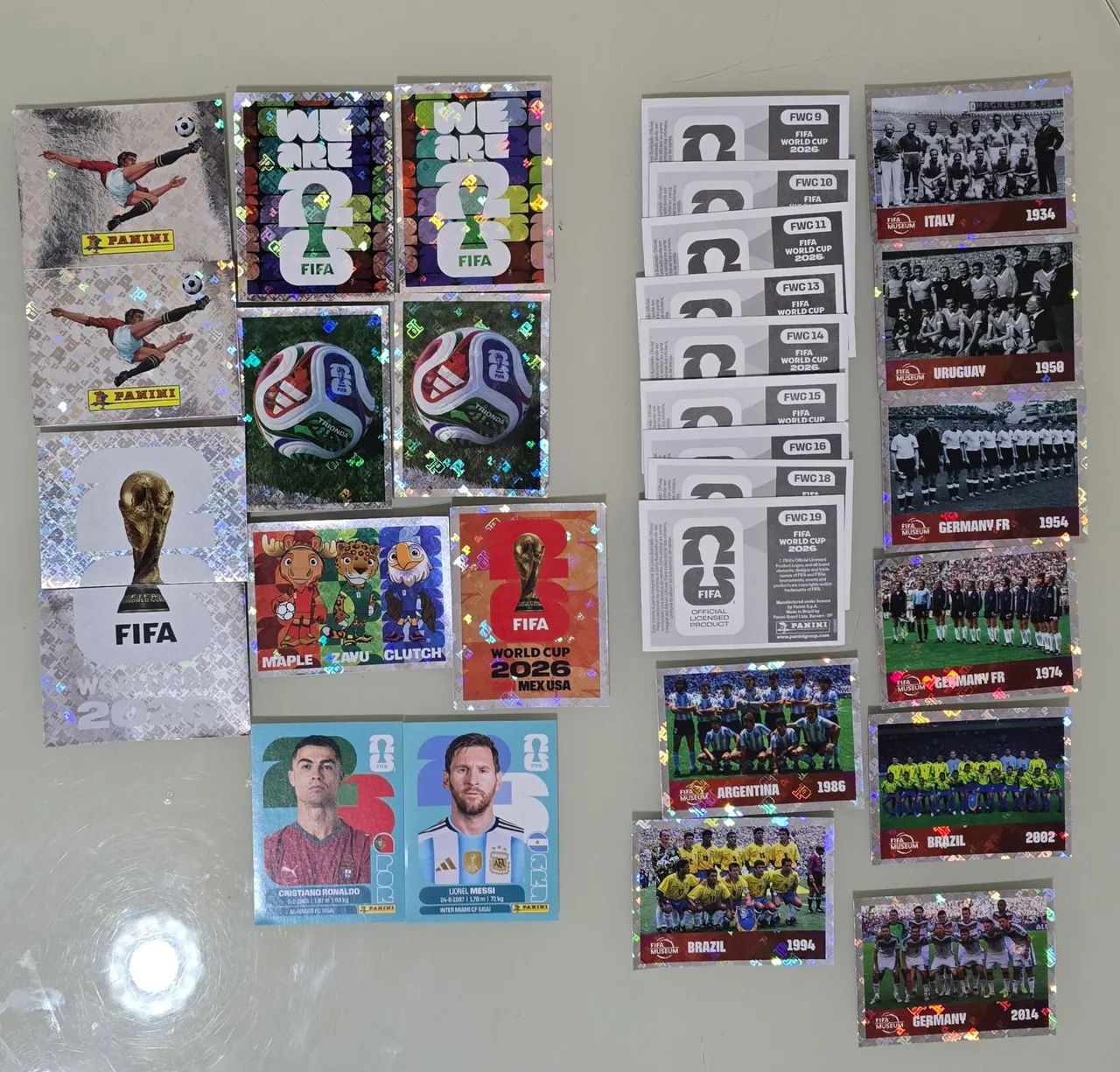 Figurinhas FwC da copa 2026