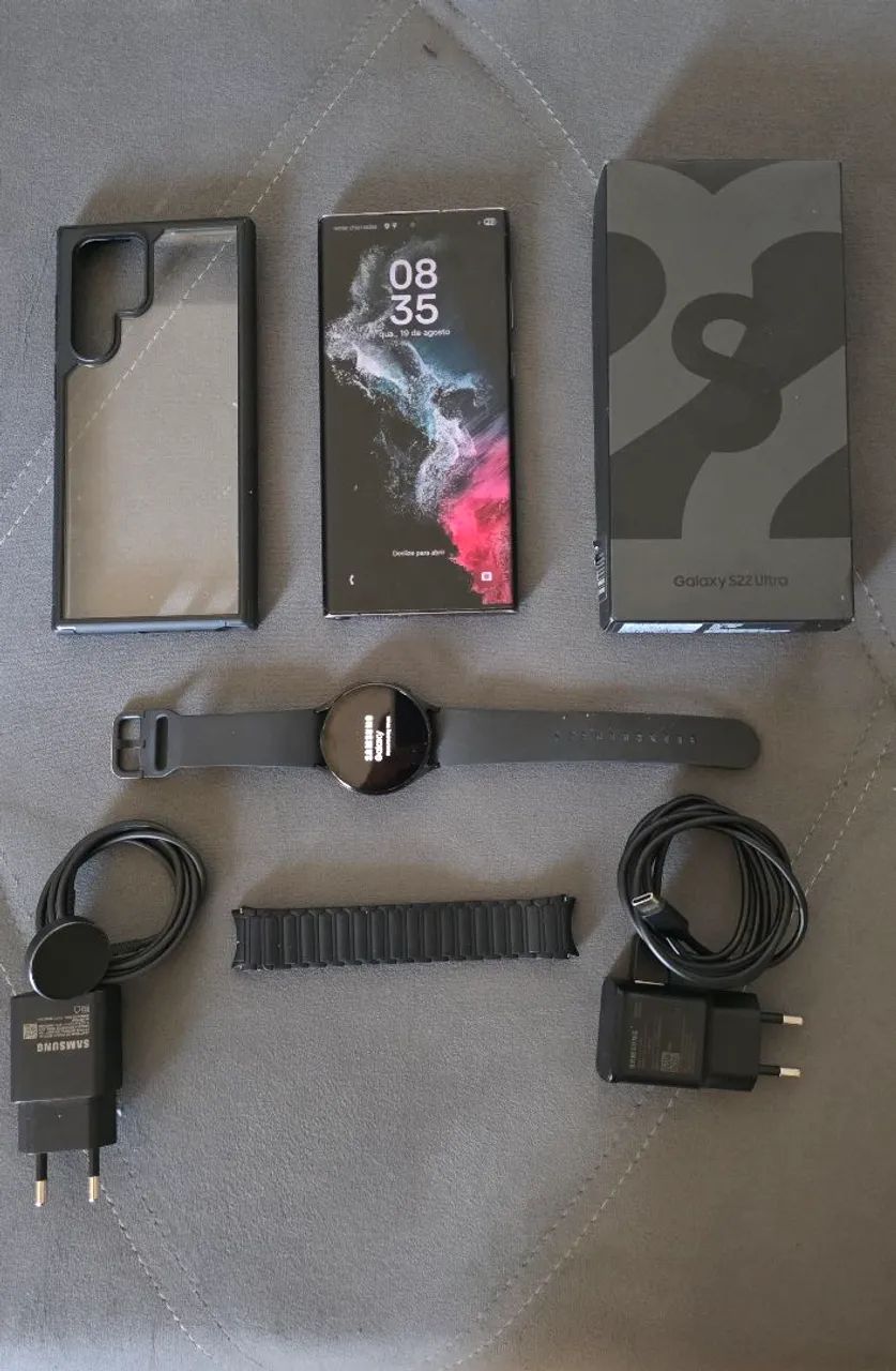 Combo Samsung S22 ultra 256gb e Watch 5 44mm - Foto 3