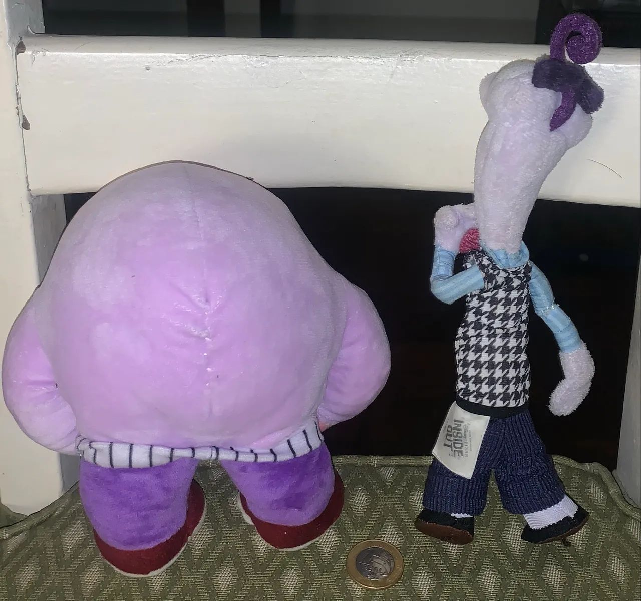 2 Bonecos Plush Divertida Mente Vergonha e Medo originais - Foto 5