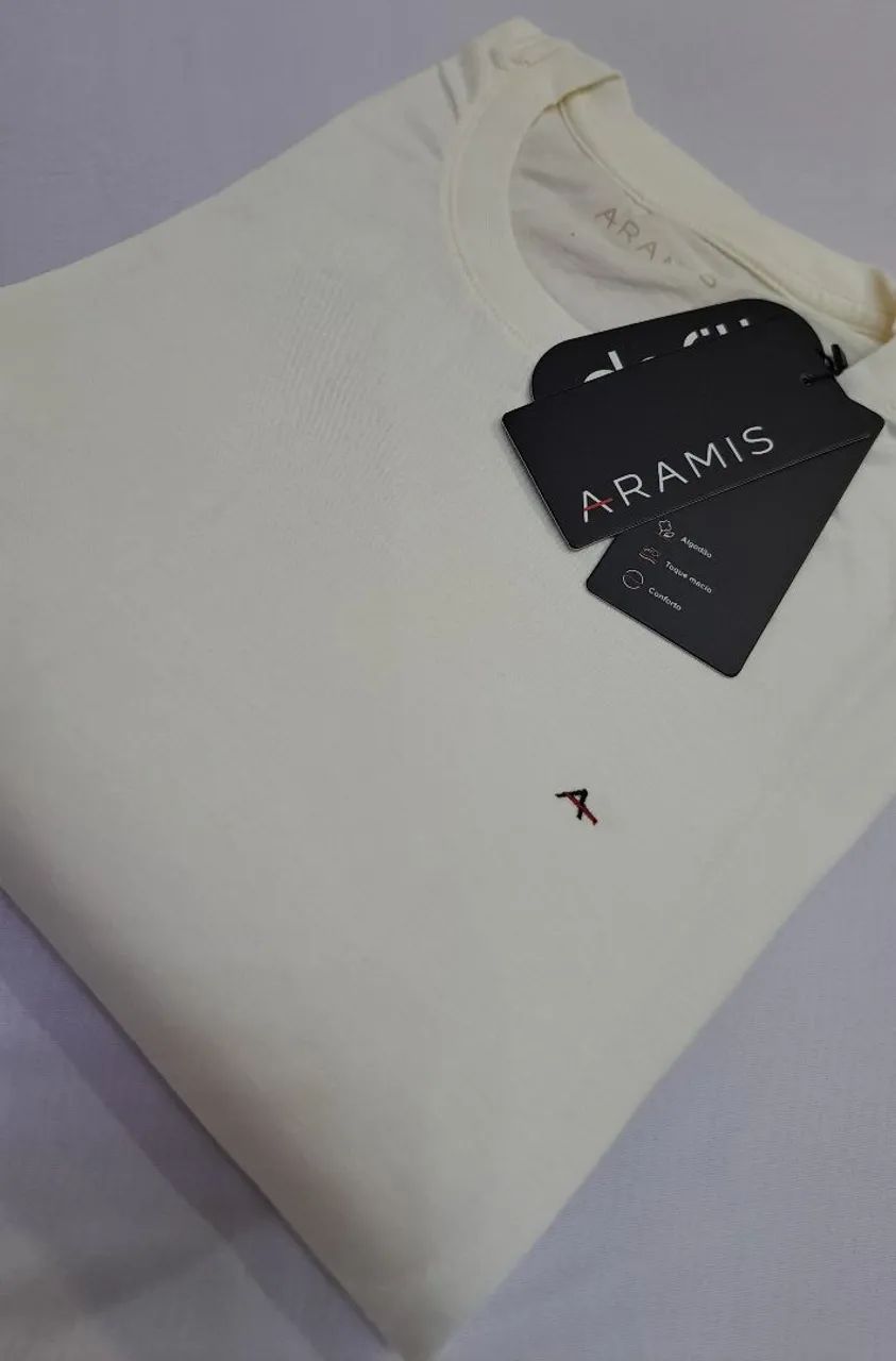 Camiseta Aramis Off White  - Foto 5