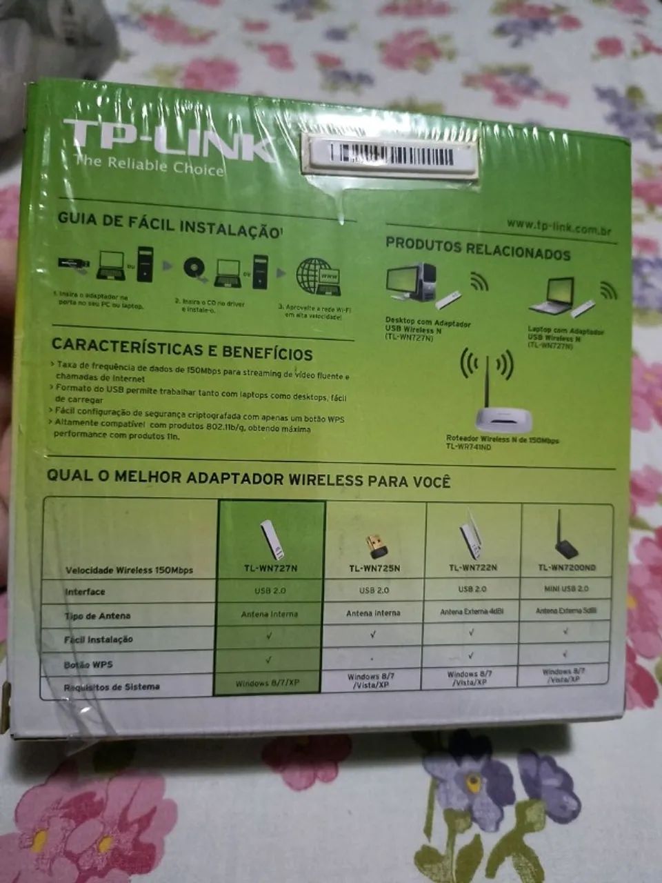 adaptador usb wireless n tp-link tl-wn727n - Foto 3