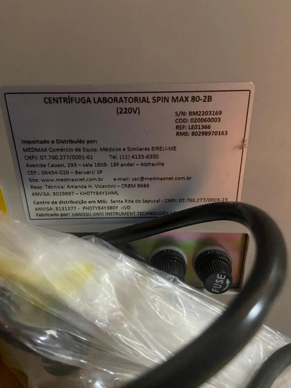 Centrifuga laboratorial pin max 80-2B - Foto 3