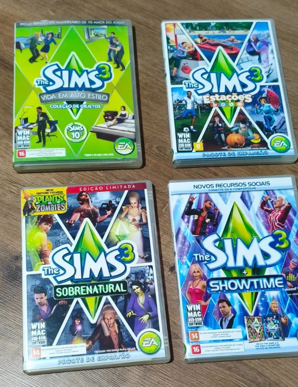The Sims 3 Pc Original Lote Com 4 Pacotes De Expansão - Peças e