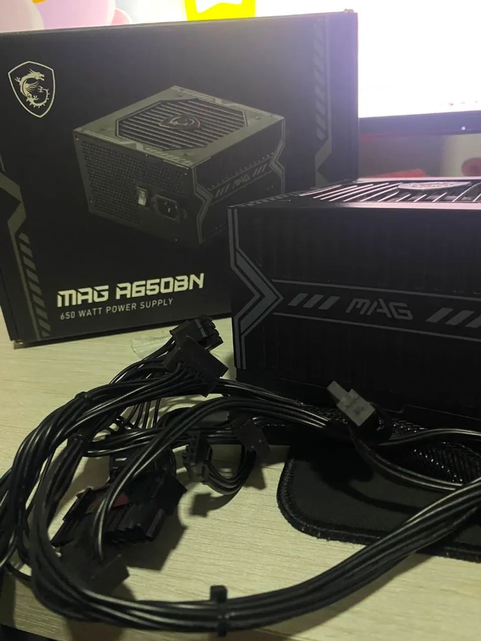 Fonte de Alimentação MSI 650w 80 plus bronze - Foto 3