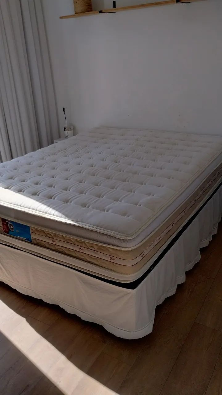 Cama box queen Castor Double Face Pró espuma Molas 