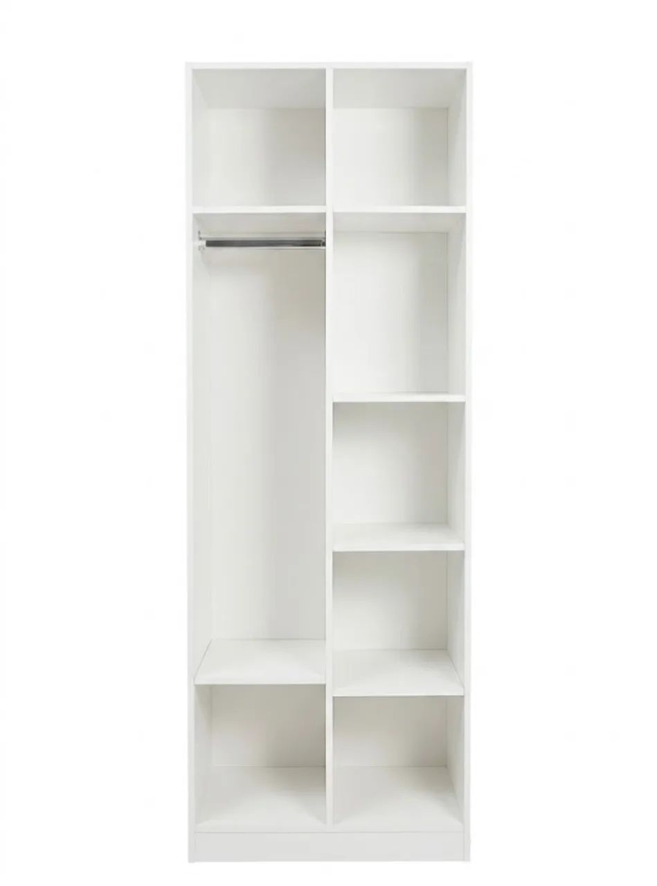 Roupeiro 100% MDF com Nichos