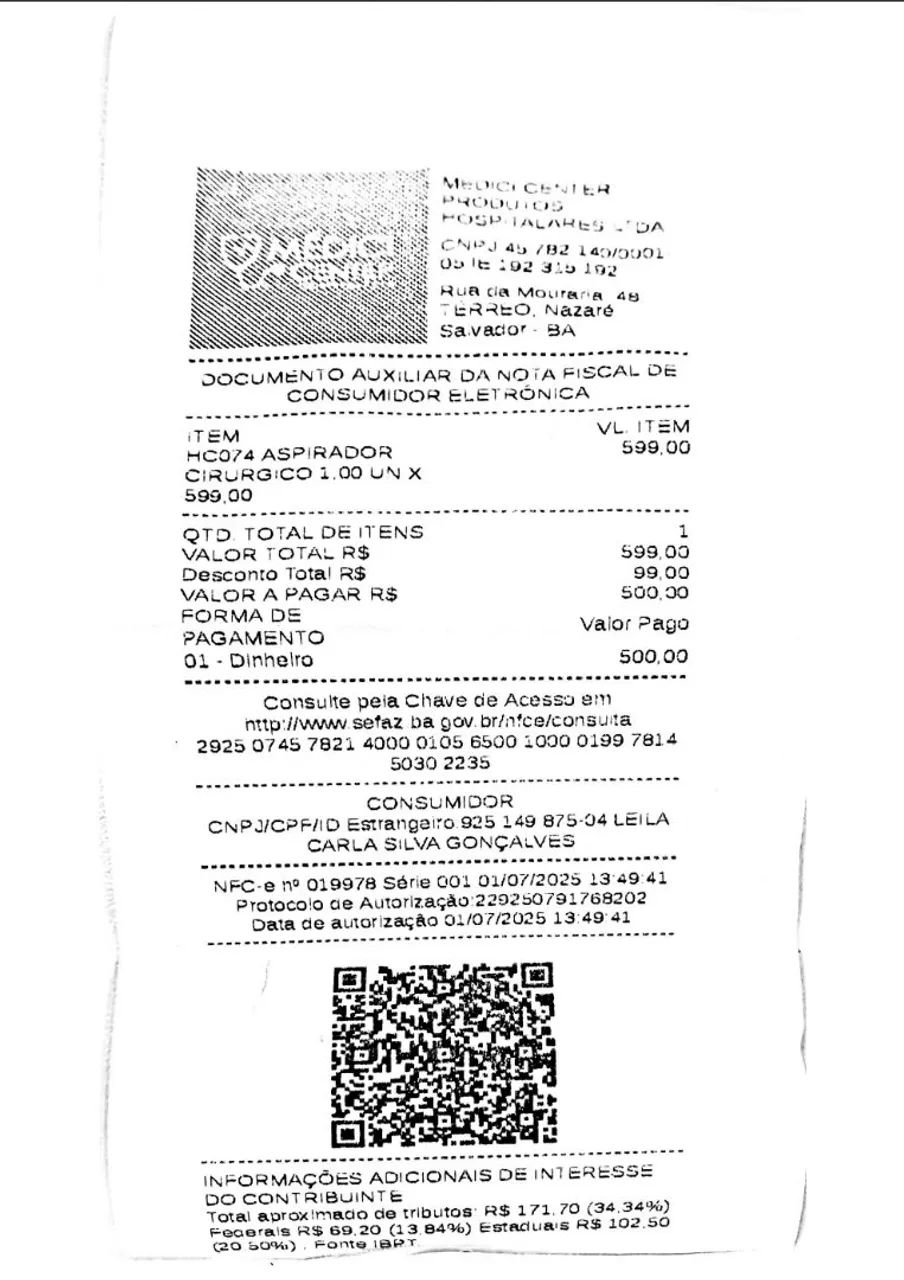 ASPIRADOR CIRÚRGICO NA PROMOÇÃO E GARANTIA $339 - Foto 5