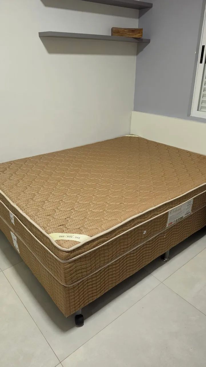 Cama casal colchão + box