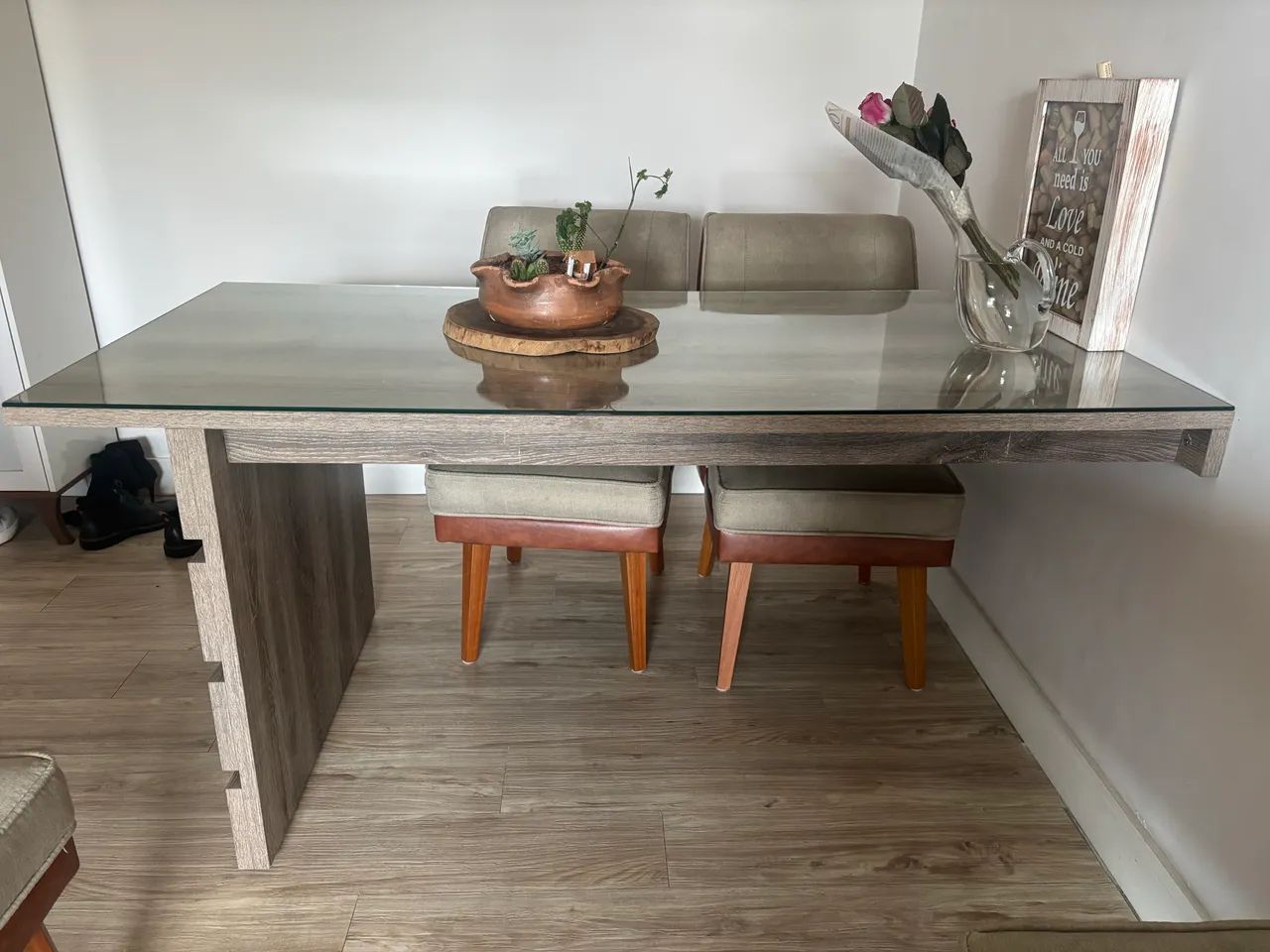 Mesa de jantar de parede sem as cadeiras - Foto 5
