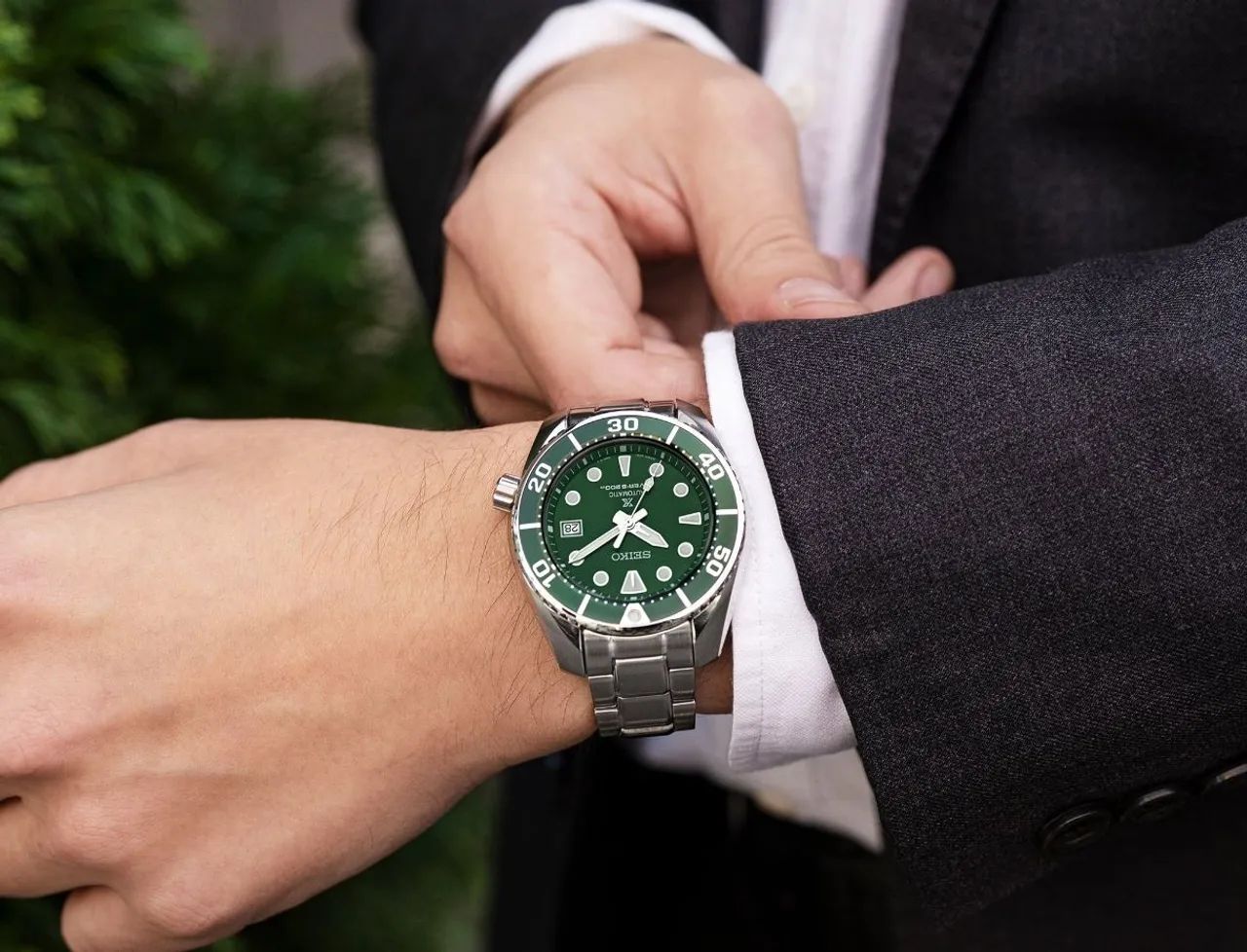 Relógio Seiko sumô verde SPB103J1 - Foto 2