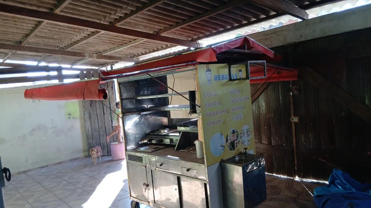Carrinho de Lanches e Hot Dog Completo em Aço Inox - Foto 4