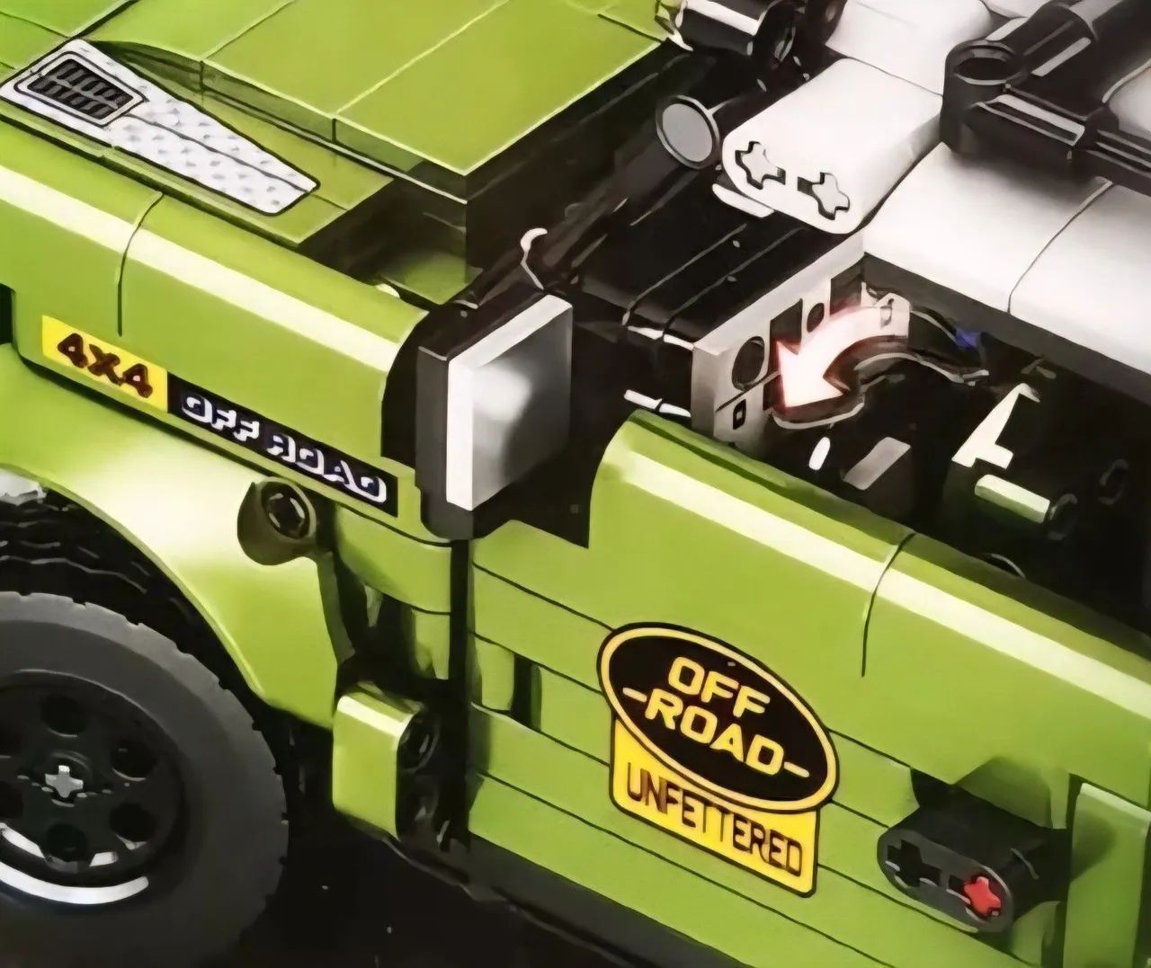 BRINQUEDO DE MONTAR COM 1338 PEÇAS, MODELO. 49013  JEEP LAND ROVER 1338 PEÇAS  - Foto 5
