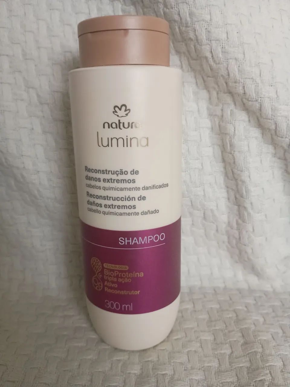 Shampoo natura lumina reconstrução danos extremos