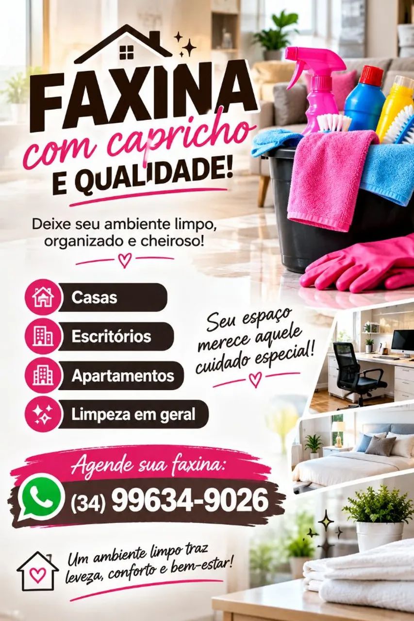 Faço faxina 