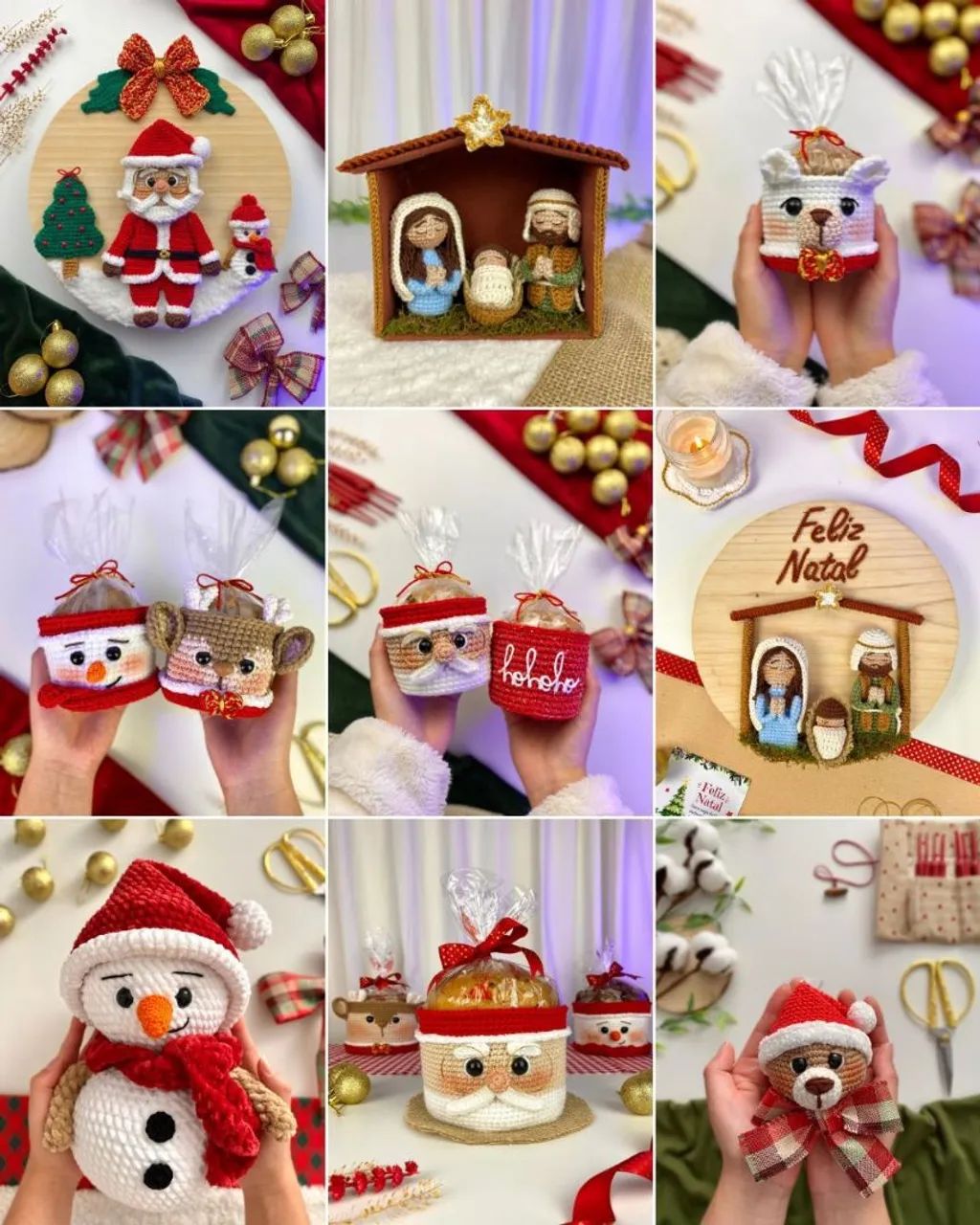 Coleção Natal amigurumi